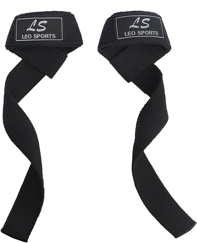 Leosports Heavy Duty Lifting Wrist Straps – Lifting Wraps, Gym Wrist Straps, Wrist Wraps, 13” Professional Weightlifting Wrist Supports Best for all Gym Workouts