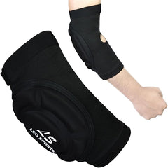 Leo Pro Elbow Pads ,CE Approved, Muay Thai MMA Kickboxing Sparring Elbow Guard, Martial Arts Striking, Volleyball Wrestling Yoga Basketball Adjustable Elbow Protectors Padded Sleeves