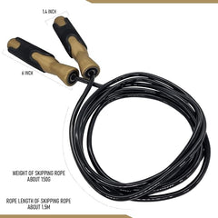 Adjustable Speed Skipping Rope – Jump Rope for Men, Women, and Kids - Anti-Slip Handles Perfect for Cardio, Weight Loss