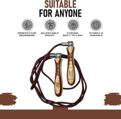 Adjustable Speed Skipping Rope – Jump Rope for Men, Women, and Kids - Anti-Slip Handles Perfect for Cardio, Weight Loss