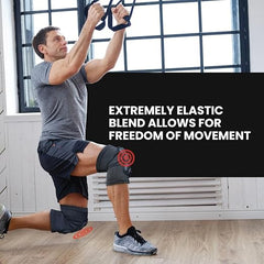 Leo Sports Protective Knee Pads for Men & Women Thick Anti-collision Sponge Lightweight Anti-Slip for Volleyball, Football, Yoga, Tennis, Cycling Workout Climbing Wrestling Knee Support (Black)