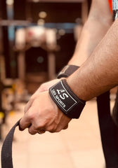 Leosports Heavy Duty Lifting Wrist Straps – Lifting Wraps, Gym Wrist Straps, Wrist Wraps, 13” Professional Weightlifting Wrist Supports Best for all Gym Workouts