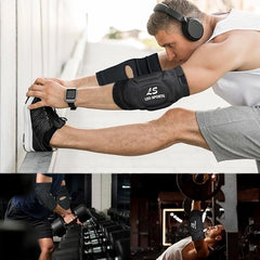 Leo Pro Elbow Pads ,CE Approved, Muay Thai MMA Kickboxing Sparring Elbow Guard, Martial Arts Striking, Volleyball Wrestling Yoga Basketball Adjustable Elbow Protectors Padded Sleeves