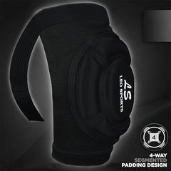 Leo Pro Elbow Pads ,CE Approved, Muay Thai MMA Kickboxing Sparring Elbow Guard, Martial Arts Striking, Volleyball Wrestling Yoga Basketball Adjustable Elbow Protectors Padded Sleeves
