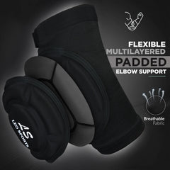 Elbow Pads Guard for Volleyball Wrestling Basketball Adjustable Protective Pad
