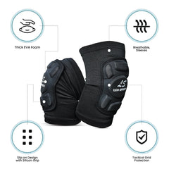 Leo Sports Knee Pads for Men & Women Thick Sponge Anti-Slip for all sports