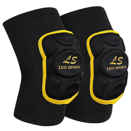 Leo Sports Knee Pads for Men & Women Thick Sponge Anti-Slip for all sports