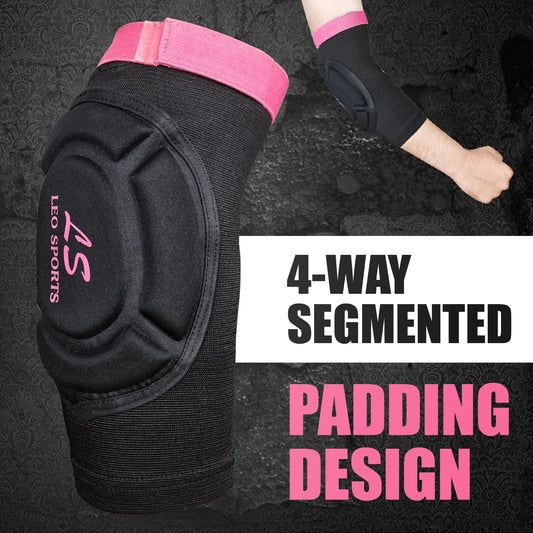 Elbow Pads Guard for Volleyball Wrestling Basketball Adjustable Protective Pad