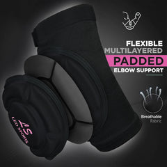 Elbow Pads Guard for Volleyball Wrestling Basketball Adjustable Protective Pad